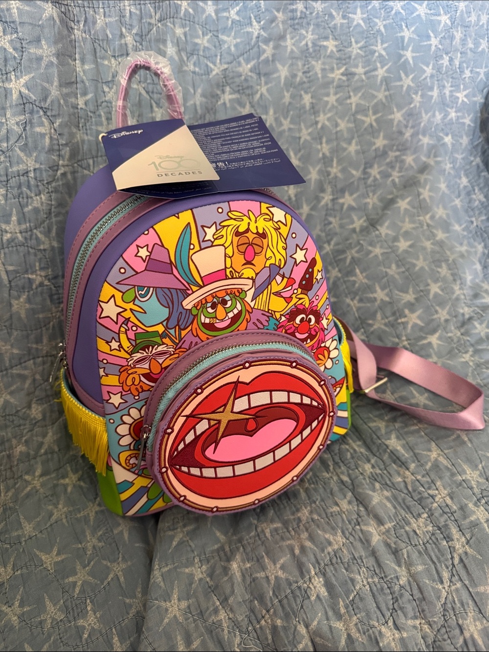 NWT Loungefly Disney 100 Muppets Mini Backpack